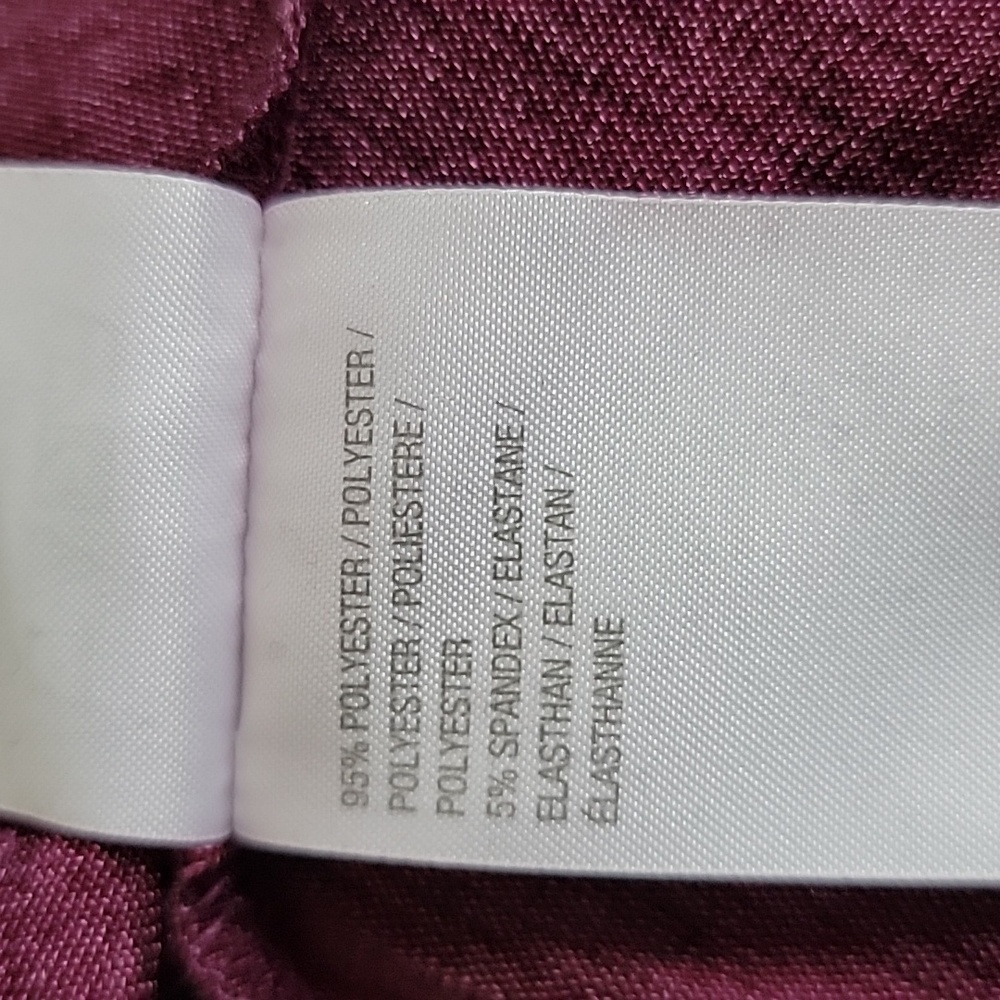 Susan Graver Plum Two-Piece Open Cardigan and Tank Set - Picture 6 of 6